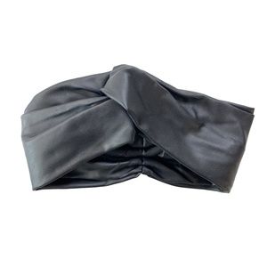 DANIELLE CELESTE STRETCH FAUX LEATHER  HEADBAND